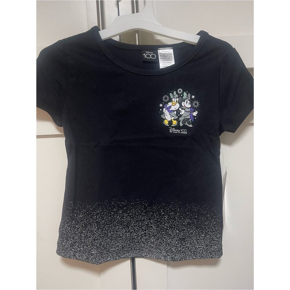 Disney 100 yrs Shirt 100% organic cotton sz 4y NWT